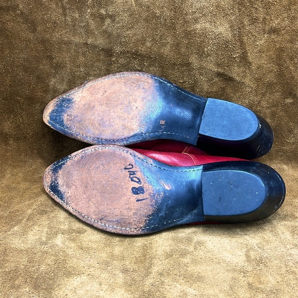 Code West Vintage Red Ankle Booties - Picture 10 of 11